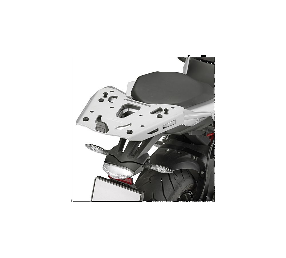 Supporto posteriore alluminio per bauletti Monokey Givi per BMW S 1000 Xr